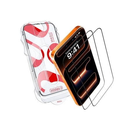 Screen Protector for iPhone 17 Pro Max – MagicBox (2 PACK) Tempered Glass Screen Protector iPhone 17 Pro Max (2 Pcs) Edge-to-Edge Protection with 2 Applicators, 9H Hardness, Oleophobic Coating - size: for iPhone 17 ProMax