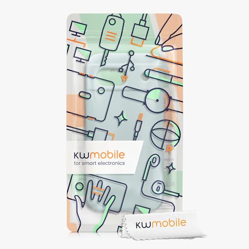 kwmobile Case Compatible with Google Pixel 8a Case - TPU Silicone Phone Cover with Soft Finish - Cool Mint - color: Cool Mint, size: Pixel 8a