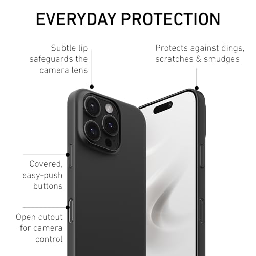 PEEL Super Thin Case for iPhone 16 (Blackout) - color: Blackout, size: Super Thin