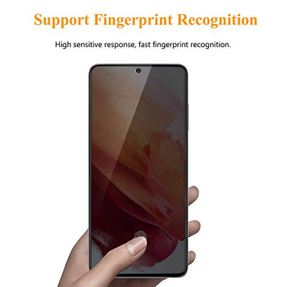 Galaxy S21 Ultra 5G Privacy Screen Protector, Case Friendly, Support in-Screen Unlock, Full Adhesive Soft Film [2 Pack], 2 Way Anti-Spy Flexible Privacy TPU Film for Samsung Galaxy S21 Ultra (6.8”) - size: 6.8 Inches Samsung Galaxy S21 Ultra
