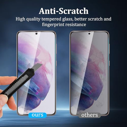 2+2 Pack Privacy Screen Protector for Samsung Galaxy S21 Plus 5G - size: Galaxy S21 Plus 2+2 Pack