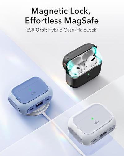 ESR for AirPods Pro 2 Case, Compatible with MagSafe, Black - color: Black, size: AirPods Pro 2&1 Case