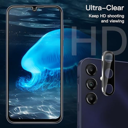 JETech Screen Protector for Galaxy A15, with Camera Lens Protector, 2+2Pack - size: Galaxy A15