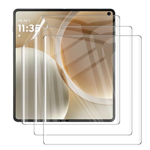 3-Pack Screen Protector for Motorola Moto Razr Fold 2026 Flexible TPU Film, HD Clear Bubble-Free Self-Healing, Support Fingerprint Unlock Protective Cover Film for Moto Razr Fold 2026 - size: Moto Razr Fold 2026