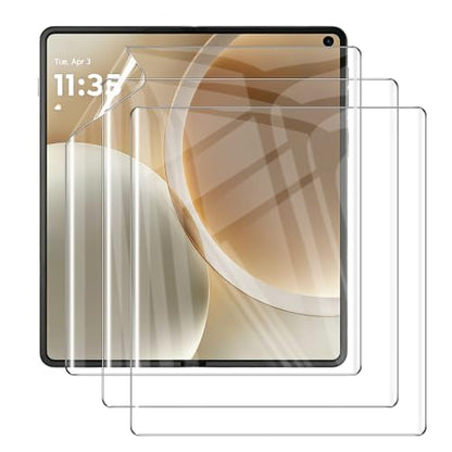 3-Pack Screen Protector for Motorola Moto Razr Fold 2026 Flexible TPU Film, HD Clear Bubble-Free Self-Healing, Support Fingerprint Unlock Protective Cover Film for Moto Razr Fold 2026 - size: Moto Razr Fold 2026