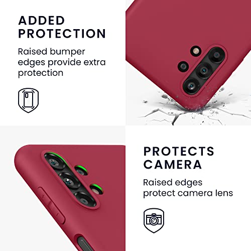 kwmobile Case Compatible with Samsung Galaxy A13 4G Case - Soft Slim Protective TPU Silicone Cover - Sweet Cherry - color: Sweet Cherry, size: Galaxy A13 4G