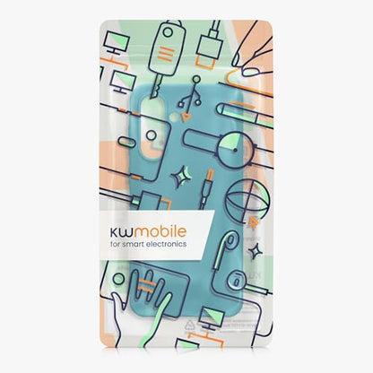 kwmobile Case Compatible with Samsung Galaxy A36 5G Case - Soft Slim Protective TPU Silicone Cover - Teal Matte - color: teal matte, size: Galaxy A36 5G