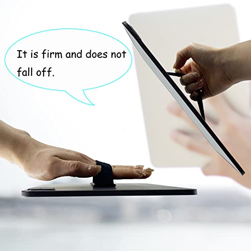 Hand Holder Strap for iPad, Tablet & Large Phone, Handle Grip - size: 1 Pack-Black