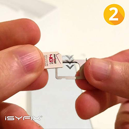 iSYFIX SIM Card Tray Eject Pin Removal Tool, 10 Pack