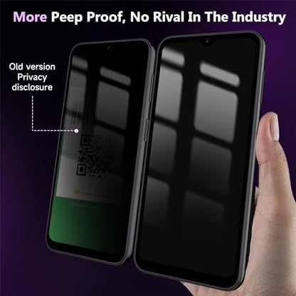 Samsung Galaxy A15 Privacy Screen Protector & Camera Lens Protector - size: Samsung Galaxy A15