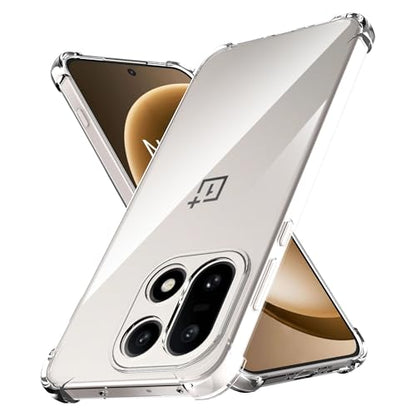Anoowkoa for OnePlus 15 Case.Anti Yellowing Clear Cover Phone Case.Military-Grade Shockproof.Ultra-Thin Drop-Proof and Super Soft.for One Plus 15 Transparent - color: OnePlus 15