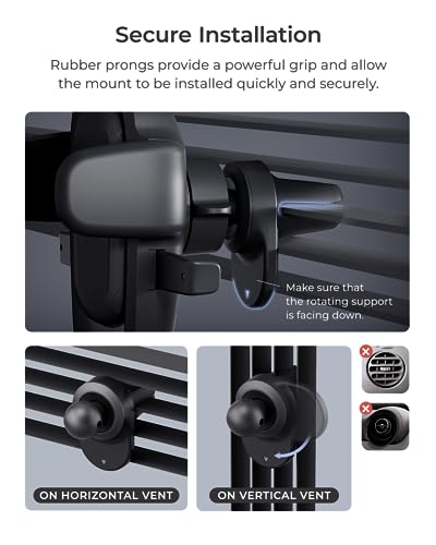 iOttie Easy One Touch Advanced Air Vent Car Mount for Smartphone iPhone 18 - style: Advanced