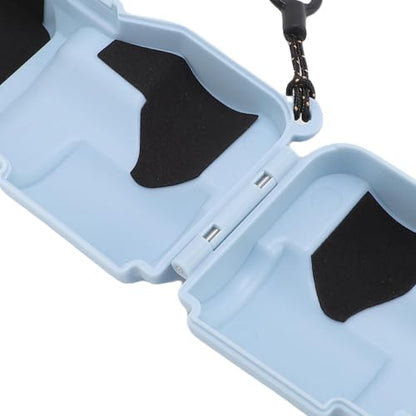 Camera Lens Screen Protector for 3, Scratchproof Protective Cover with Easy Open Close, Anti Shock Sponge and Lanyard Attachment, Blue - color: Blue
