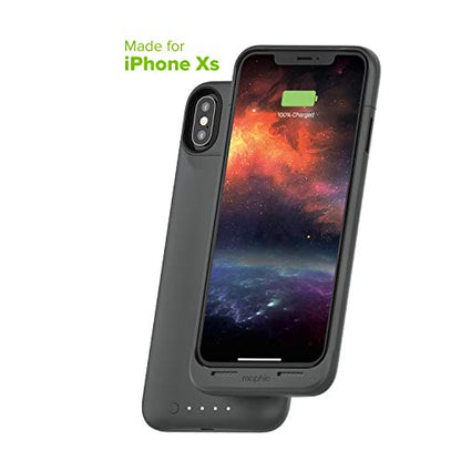 Mophie Juice Pack Air -Wireless Charging - Protective Battery Pack Case for Apple iPhone Xs/X - Graphite - color: Graphite
