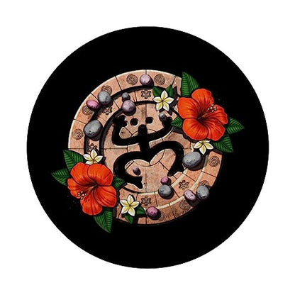 Puerto Rico Coqui Taino Frog Puerto Rican Boricua Heritage PopSockets Adhesive PopGrip - style: Adhesive PopGrip