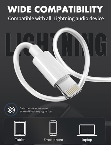 Antool Wired Earbuds, 【Ultra Clear Calls & no Noise】 Earbuds Wired for iPhone 14/13/12/11/XR/XS/X/8/7/SE/Pro/Pro Max/Support All iOS System【2 Pack】