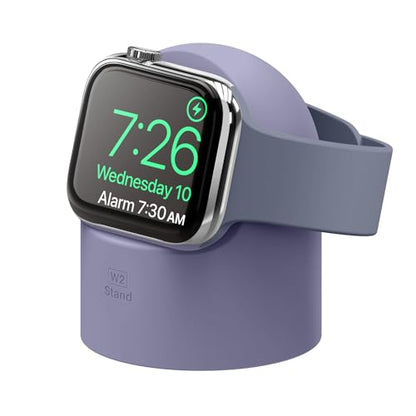 elago W2 Charger Stand for All Apple Watch Series - color: Lavender Grey