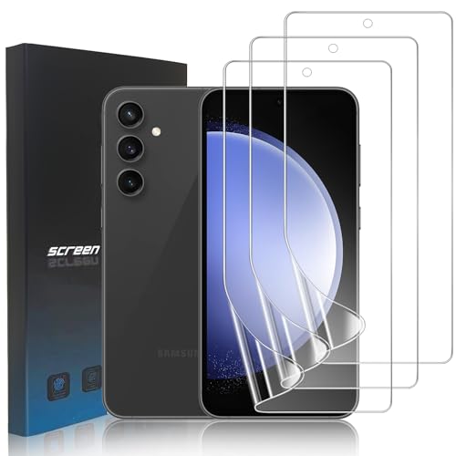 3 Pack Soft TPU Screen Protector for Samsung Galaxy S23 FE 5G 6.4 inch - size: Samsung Galaxy S23 FE