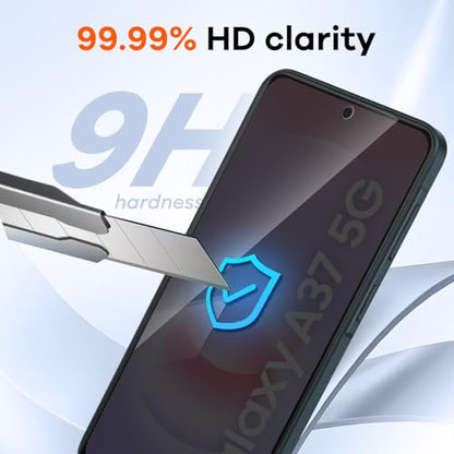 3+3 for Samsung Galaxy A37 5G Privacy Screen Protector Camera Protector - size: Galaxy A37 Privacy