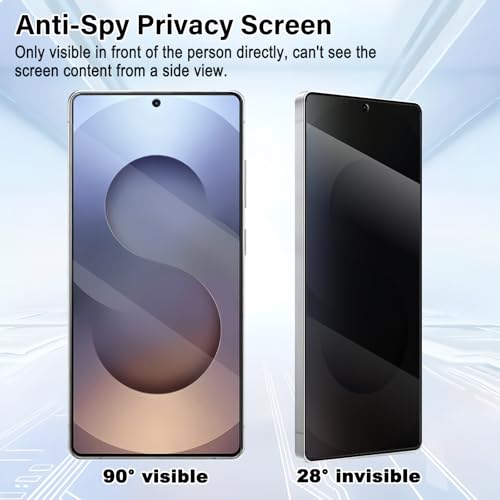 Screen Protector for Samsung Galaxy S25 Ultra 3 Pack | Privacy Tempered - color: Galaxy S25 Ultra