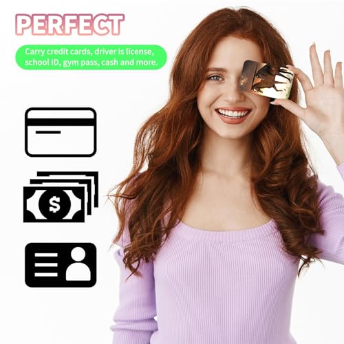 Phone Credit Card Holder Stick on, Phone Case Wallet, Cell Phone Pocket Self Adhesive Stretchy Lycra Stick on Wallet ID Credit Card Case Pouch Sleeve for All Smartphones, Horses - color: 317