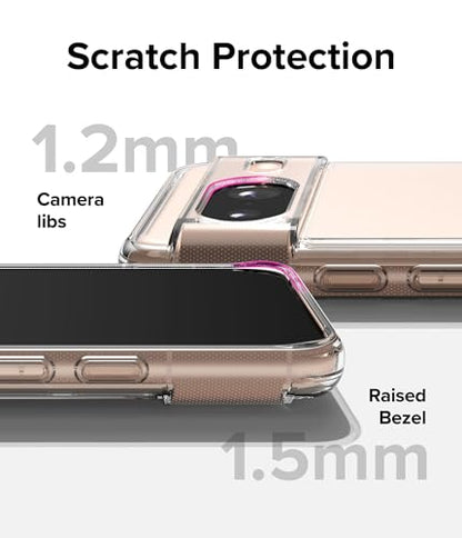 Ringke for Google Pixel 8 Case [Fusion Matte Clear] | Oil & Dirt Resistant, Anti-Fingerprint Technology Prevents Oily Smudges, Frosted Coating Feels Velvety Soft - size: Pixel 8