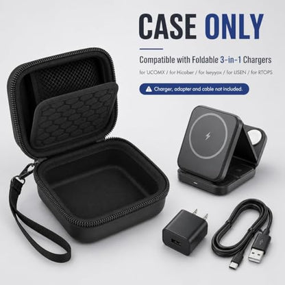 ALKOO Hard Case for UCOMX/Hicober 3-in-1 Charger, Box Only - color: Black