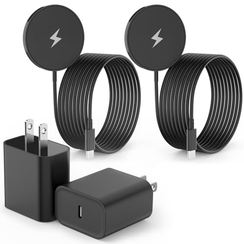 Magnetic Wireless Charger for iPhone16,2Pack 10FT 15W Fast Mag-Safe Charger - color: Black, size: 10FT