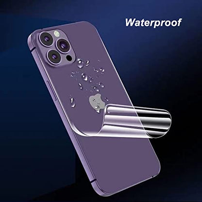 Epivol 2Pcs Back Screen Protector Film for iPhone 14 Pro Max Hydrogel Film Not Glass - color: 14 Pro Max HD Back Film