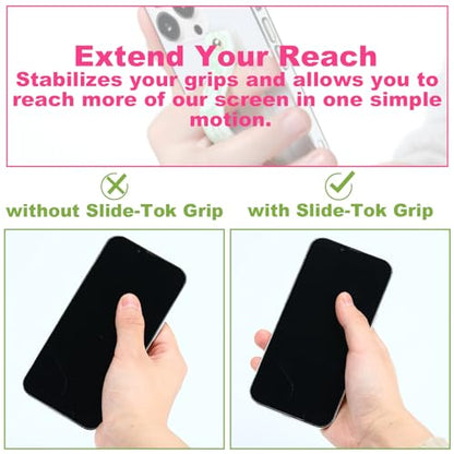Weewooday 6 Pieces Phone Finger Strap Grip,Soft Color,Funny Smile - color: Soft Color, style: Funny Smile