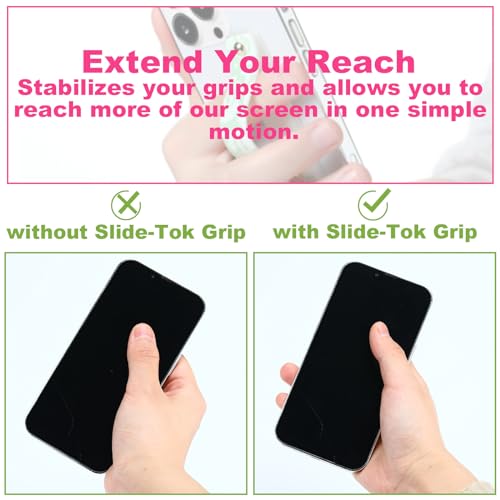 Weewooday 6 Pieces Phone Finger Strap Grip,Soft Color,Funny Smile - color: Soft Color, style: Funny Smile