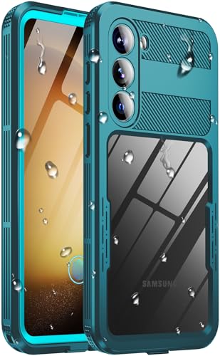 for Samsung Galaxy S23 Waterproof Case, [IP68 Water Proof] [Built-in Screen Protector], Magnetic Heavy Duty Military Grade Rugged Phone Case for S 23 6.1", Teal - color: Teal, size: Samsung Galaxy S23