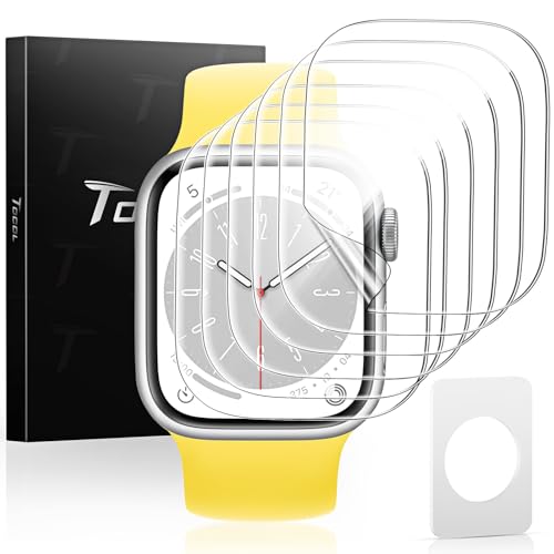 TOCOL 6 Pack Screen Protectors for Apple Watch SE (2nd Gen)/6/5/4 40 mm, Bubble-Free Scratch Resistant HD Transparent Soft TPU Screen Protector Film for Apple Watch 40 mm | Self-Repair, Scratch-Resistant, Bubble-Free, HD Transparent, Ultra-Slim, Flexible