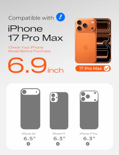 MAGIC JOHN 2Pack AR Screen Protector for iPhone 17 Pro Max Anti Reflection - size: iPhone 17 Pro Max 6.9inch