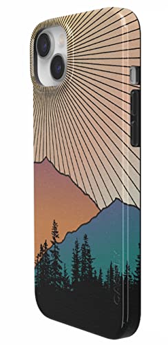 Casely iPhone 15 Plus Case | Golden Hour | Mountain Sunset | Compatible with MagSafe | Classic Ultra Slim Design - color: Golden Hour | Mountain Sunset