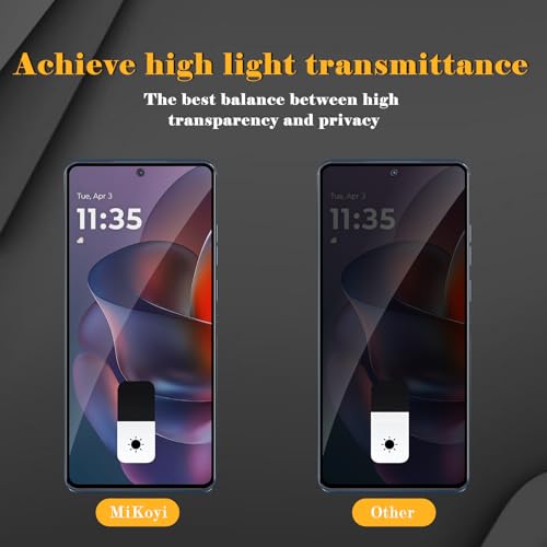 2 Pack Privacy Screen Protector for Motorola Moto G Stylus 2026 2025 / Motorola Moto Edge 60 Stylus, Tempered Glass Film full Coverage Anti Scratch, Anti-Spy, 9H Hardness, Bubble Free - size: Motorola G Stylus 2026&2025 / Edge 60 Stylus