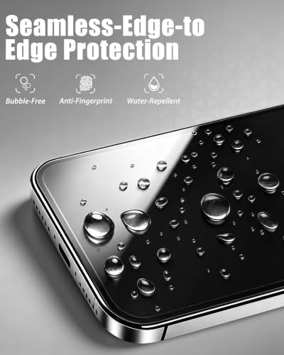Privacy Screen Protector for iPhone 16 Pro Max Dust-Free Tray 2-Pack
