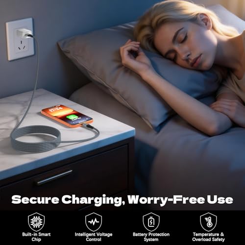 USB A to USB C Cable 60W Fast Charging [2 Pack 6FT],USB to USB C Cable