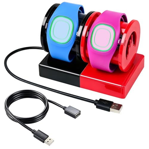 Modular Charging Stand for MagicBand+, Expandable 2-4 Slot Dock - color: 2-Slot Modular Pack