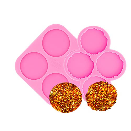 Super Glossy Resin Mold Phone Grip Epoxy Molds, Silicone Molds for Badge Reel DIY Telephone Stands Design (YMDY0533+DY1026) - color: YMDY0533+DY1026