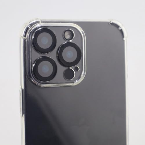 BONVAN for iPhone 16 Pro / 16 Pro Max Camera Lens Protector Metal Tempered Glass Screen Accessories Cover (Black) - color: Black