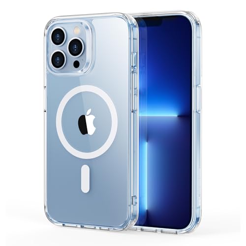 ESR for iPhone 13 Pro Max Case, Compatible with MagSafe, Shockproof Military-Grade Protection, Scratch-Resistant Back, Magnetic Phone Case for iPhone 13 Pro Max, Classic Hybrid Case, Clear - color: Clear, size: iPhone 13 Pro Max 6.7 inch
