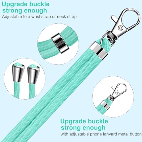 Weewooday 4 Pcs Phone Lanyard Crossbody Phone Strap, Blue Color Series - color: Blue Color Series