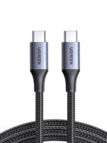 UGREEN 240W USB C to USB C Cable, Fast Charging Cable, 3.3ft, Black - size: 3.3FT