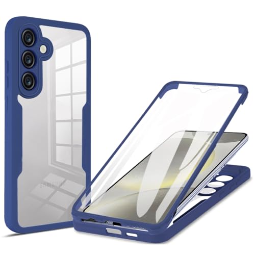 for Galaxy S26 Case with Screen Protector.Full Blue | Military Grade Shockproof 360° Full Body Rugged Case Cover for Samsung Galaxy S26 - color: Blue, size: Galaxy S26