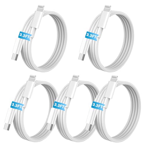 Gartmost for USB C to Lightning Cable, 5Pack [MFi Certified, 5x3.3FT] - size: 3.3ft+3.3ft+3.3ft+3.3ft+3.3ft