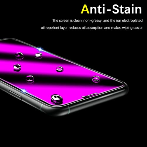 MAYtobe 2-Pack Privacy Screen Protector for iPhone 11 Pro, iPhone XS, X - size: iPhone 11 Pro,XS,X(Purple)