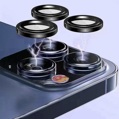 TENOC Camera Lens Protector for iPhone 11 & 12 & 12 Mini, Black