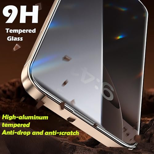 2 Pcs for iPhone 16 Plus Privacy Screen Protector,Automatic Dust Removal - color: [Privacy]-iPhone 16 Plus