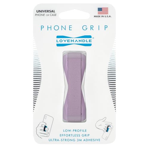 LOVEHANDLE Original Universal Phone Grip - Lavender - color: Lavender